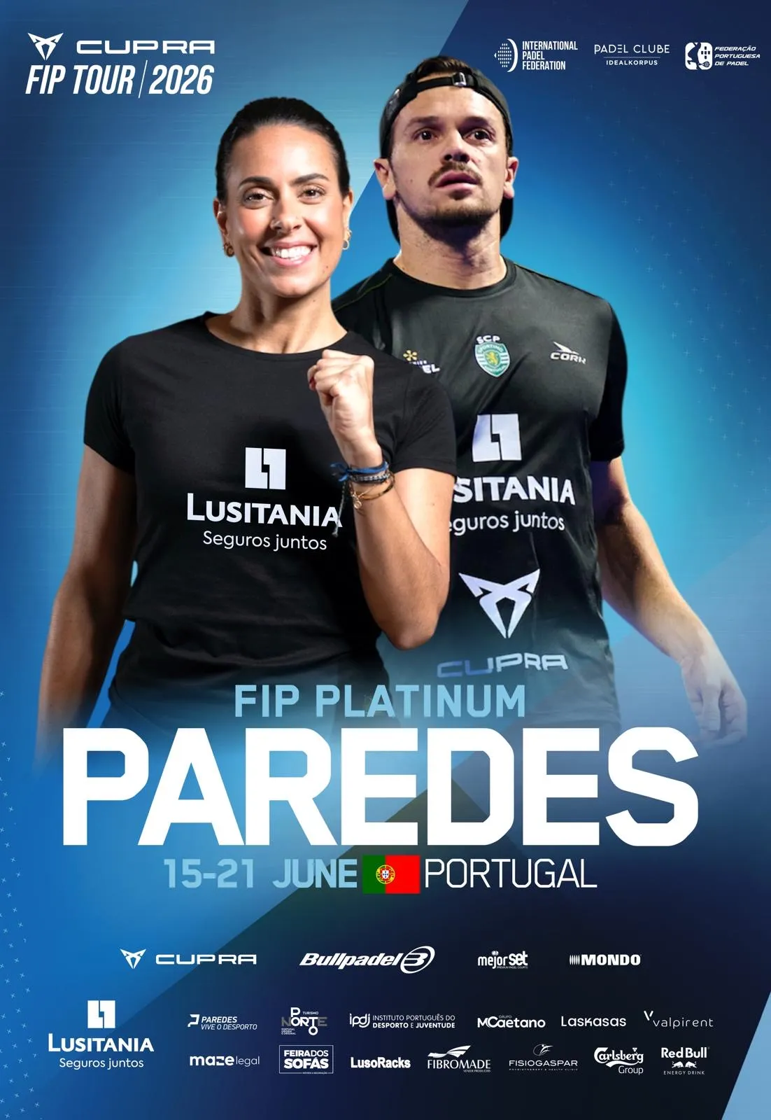 Official poster of FIP Platinum Lusitania Portugal Master Padel