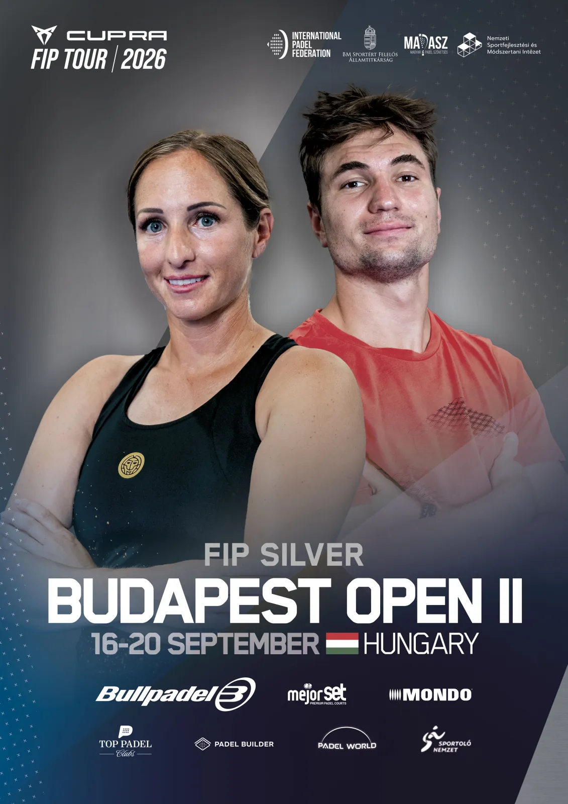 Official poster of FIP Silver Budapest Open II