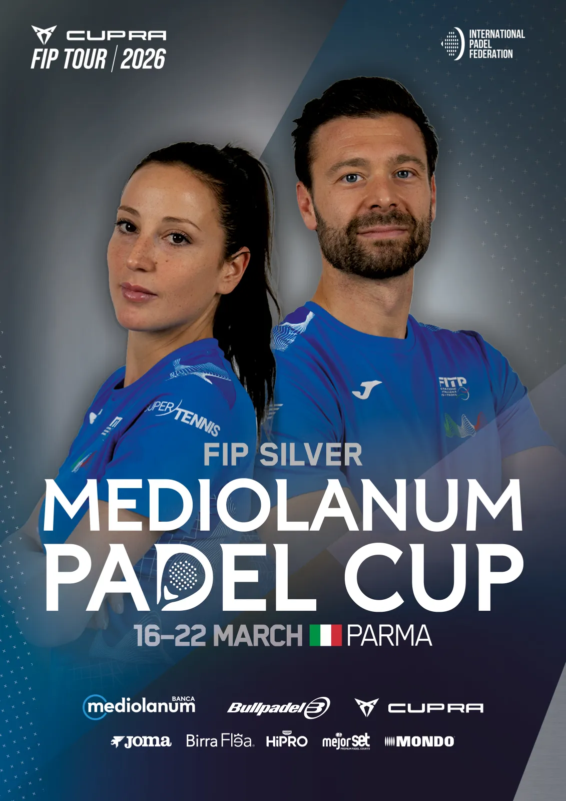 Official poster of FIP Silver Mediolanum Padel Cup