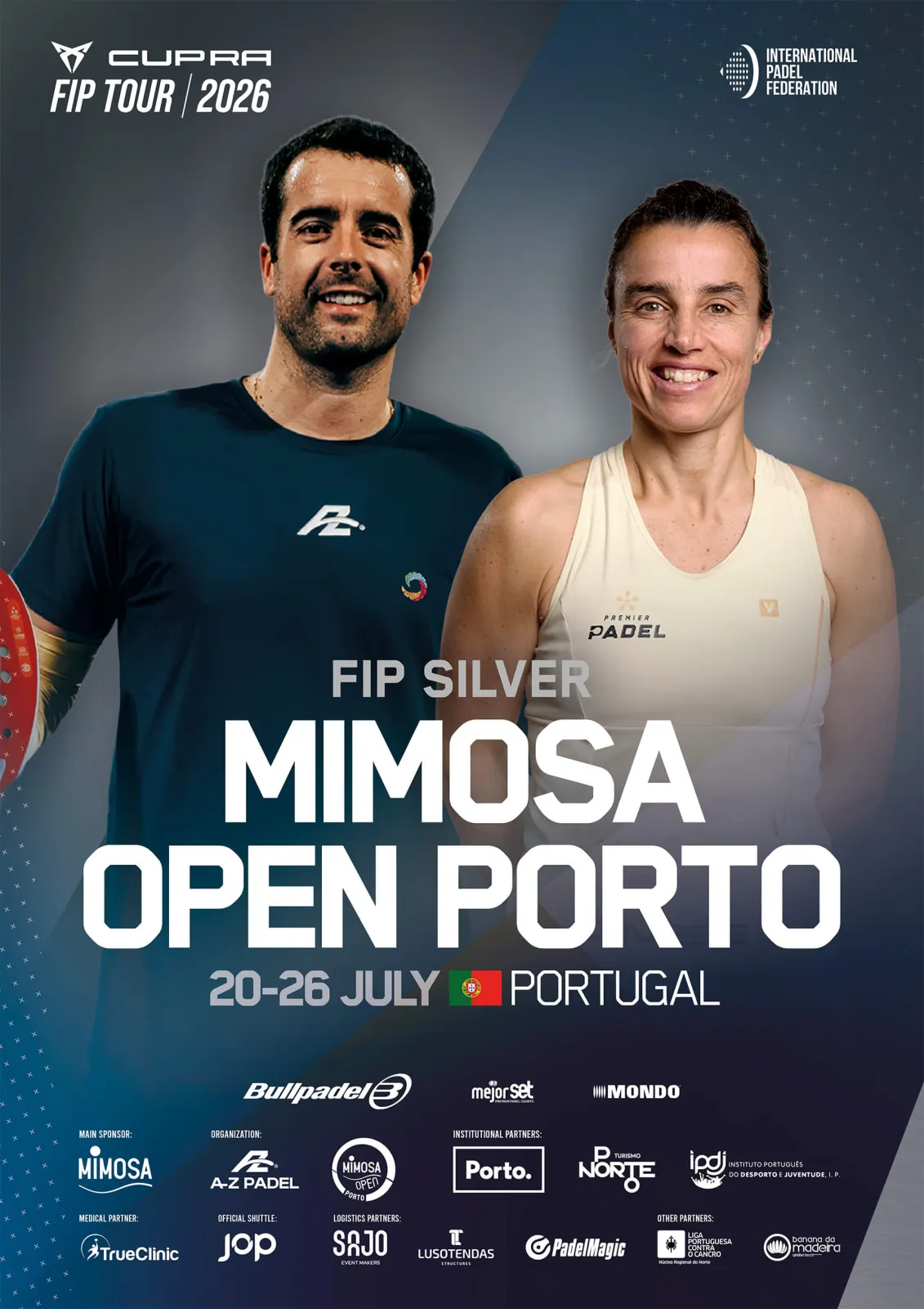 Official poster of FIP Silver Mimosa Open Porto