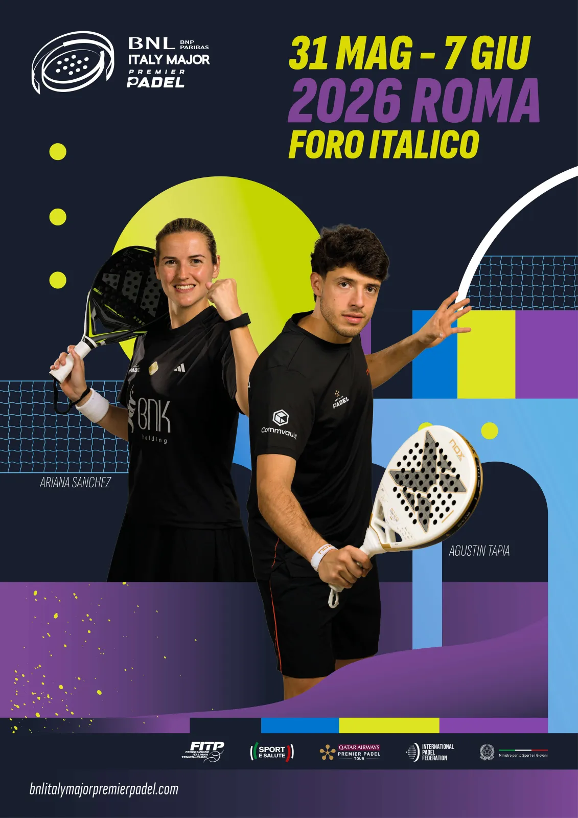 Official poster of Italy Major 2026